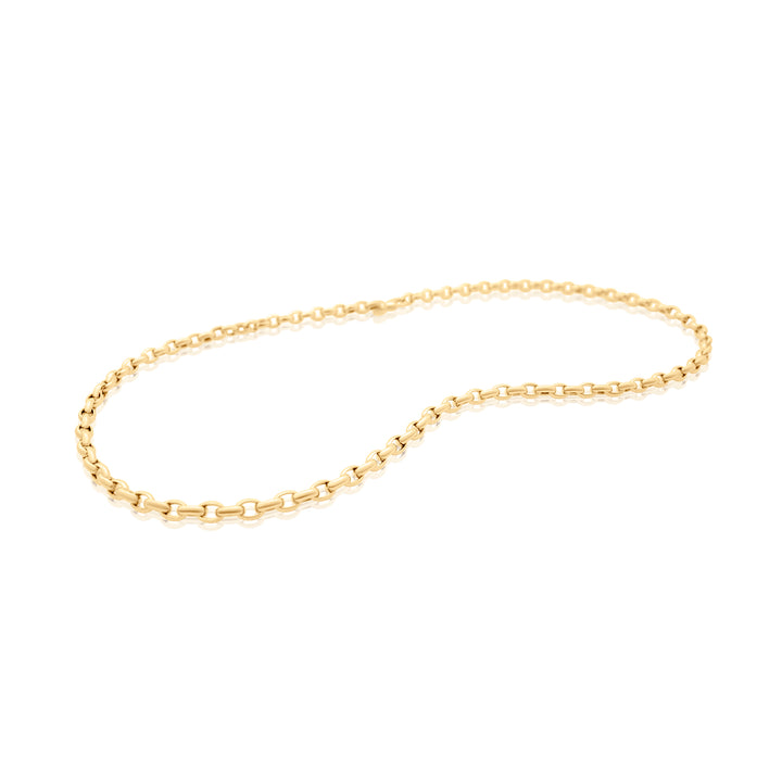 Oval Cable Chain Necklace with Optional Charm Connector