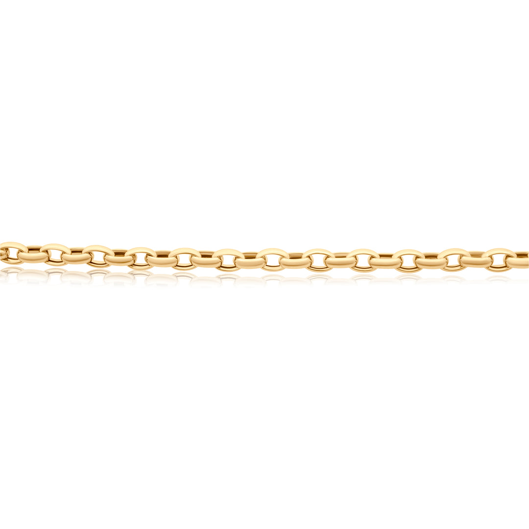 Oval Cable Chain Necklace with Optional Charm Connector