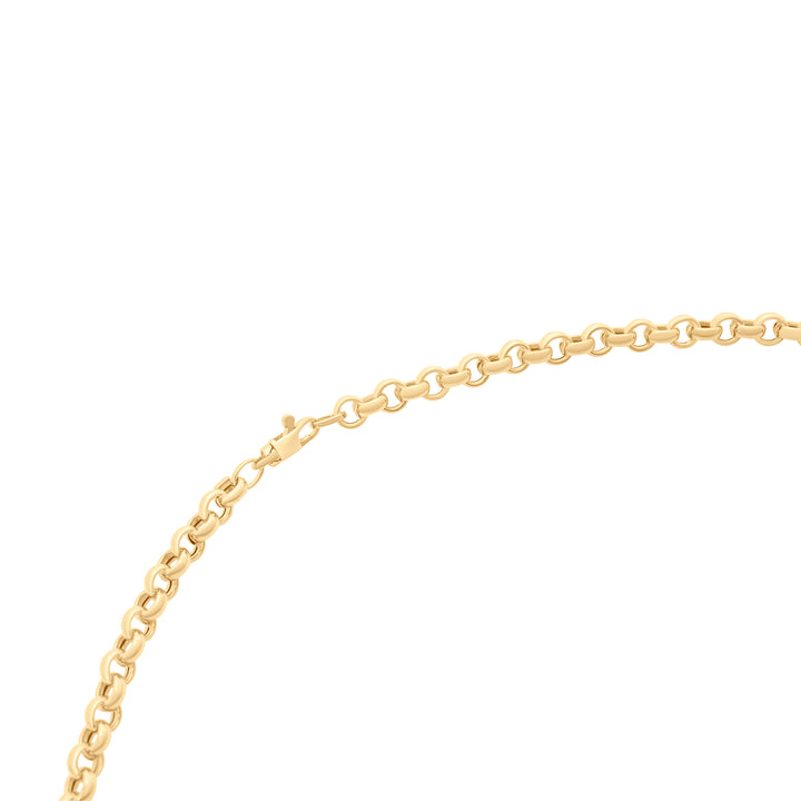 Rolo Chain with Charm Connector Necklace