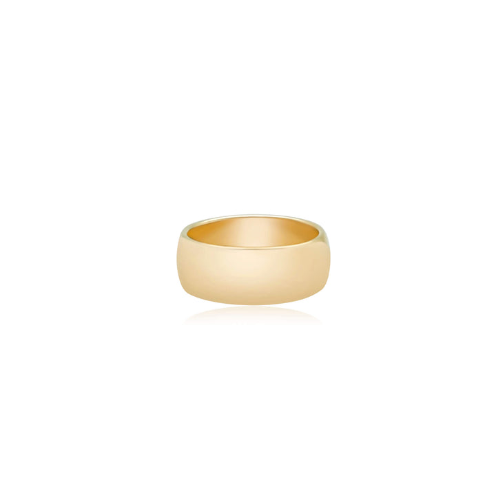 Comfort Fit Chunky Gold Band