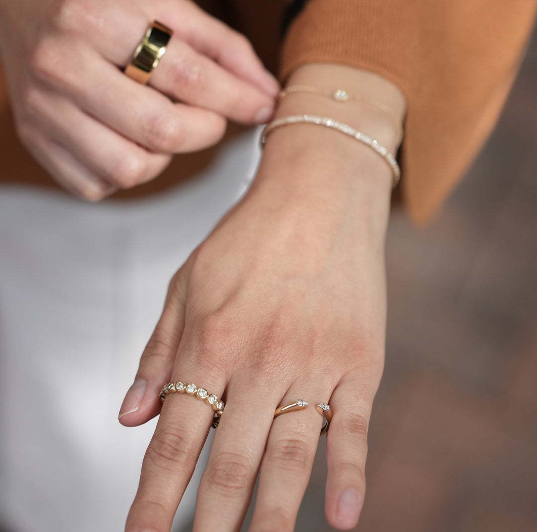 Diamond Bezel Eternity Ring