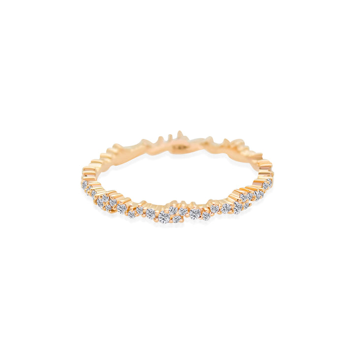 Diamond Cluster Eternity Ring