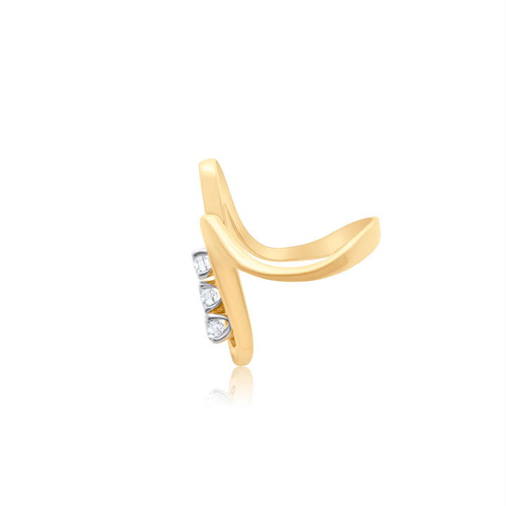Triple Diamond Statement Ring