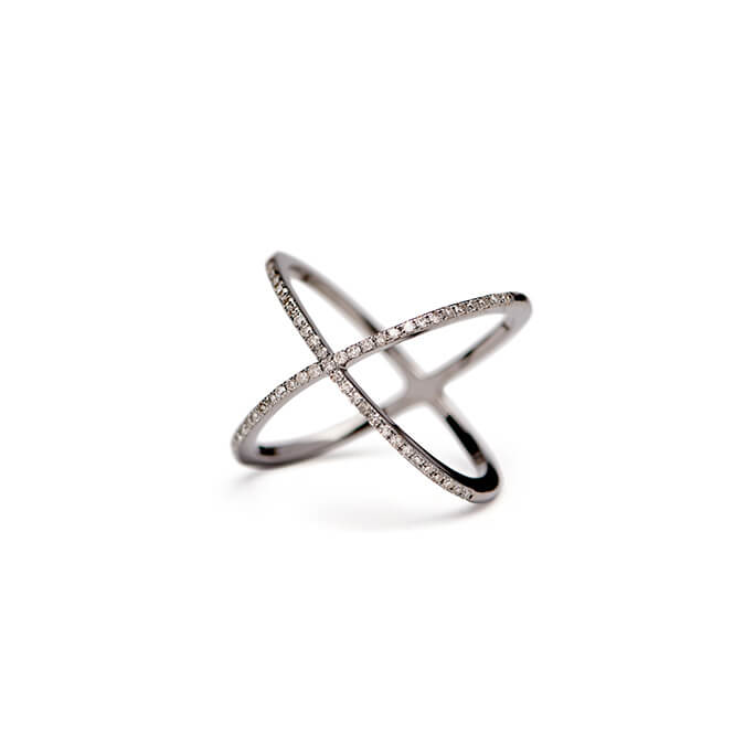 Diamond X Ring