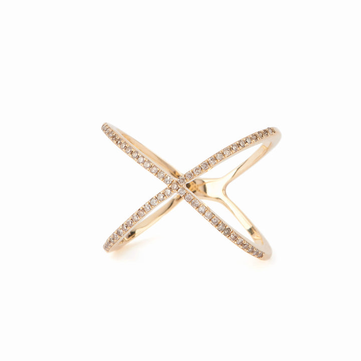 Diamond X Ring