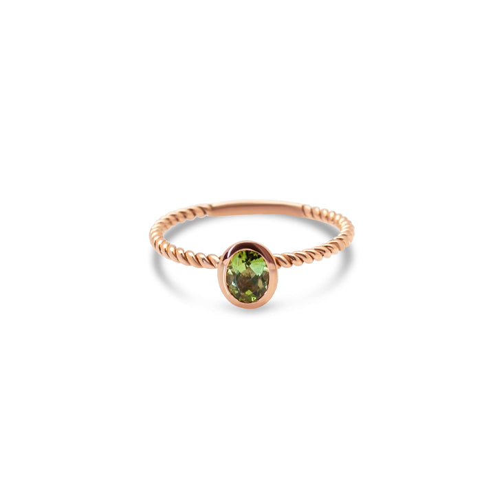 Tourmaline Twist Ring