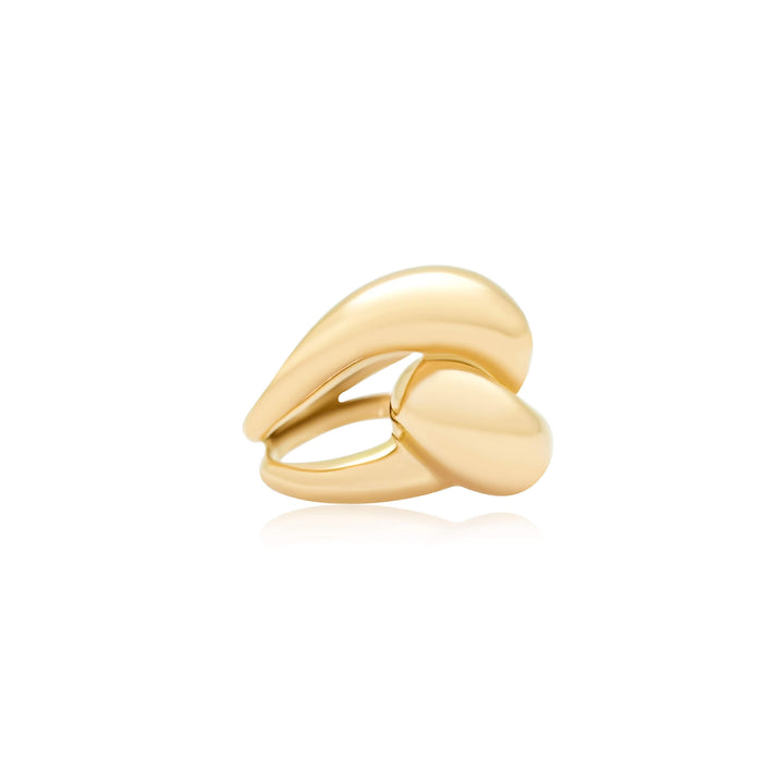 Heavy Gold Twist Ring