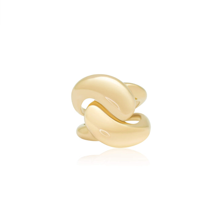 Heavy Gold Twist Ring