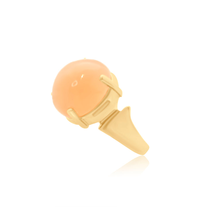 Peach Moonstone Vintage Ring