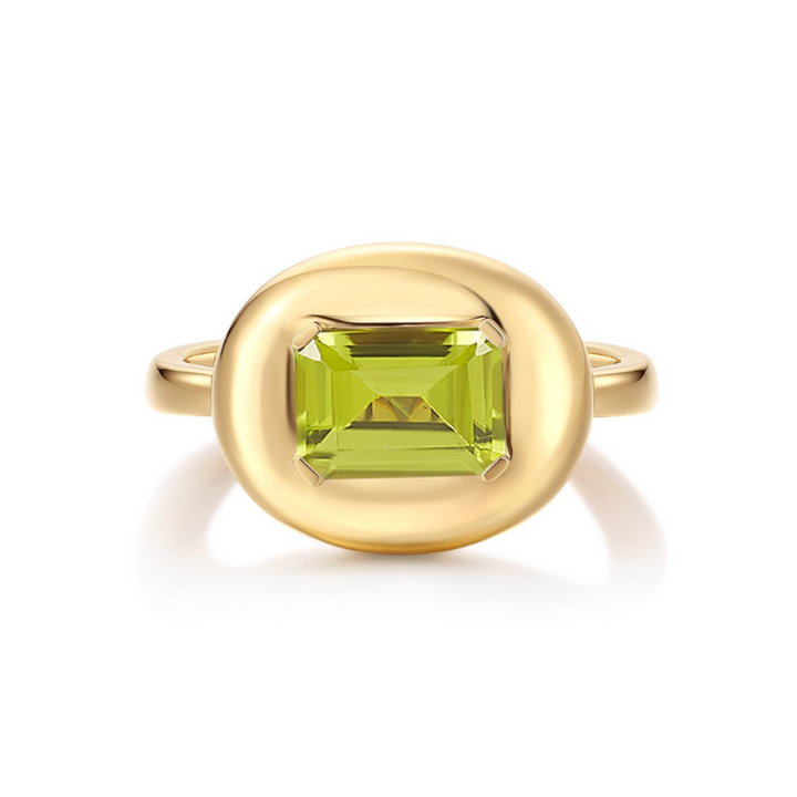 Peridot Bubble Ring