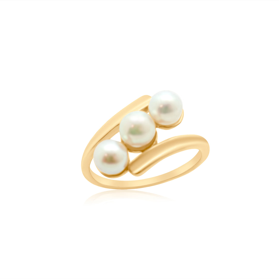 Swirl Pearl Ring