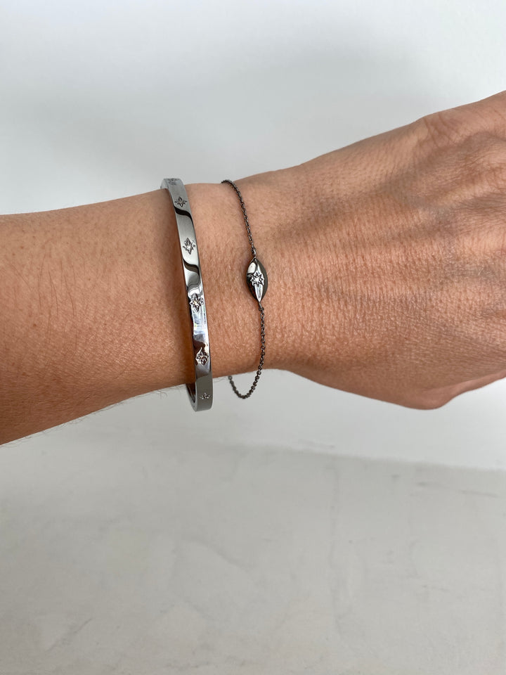 Diamond Starburst Bangle