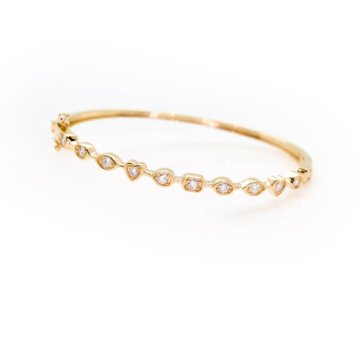 Diamond Multi-Shape Montage Bangle