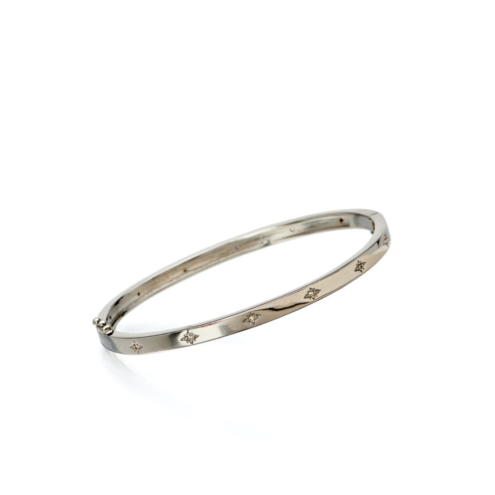 Diamond Starburst Bangle