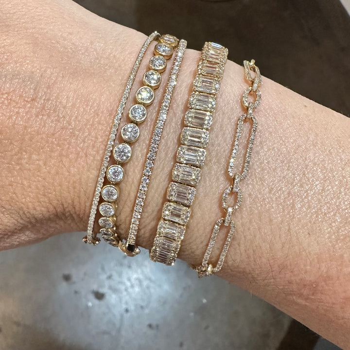 Soft Pave Diamond Bracelet