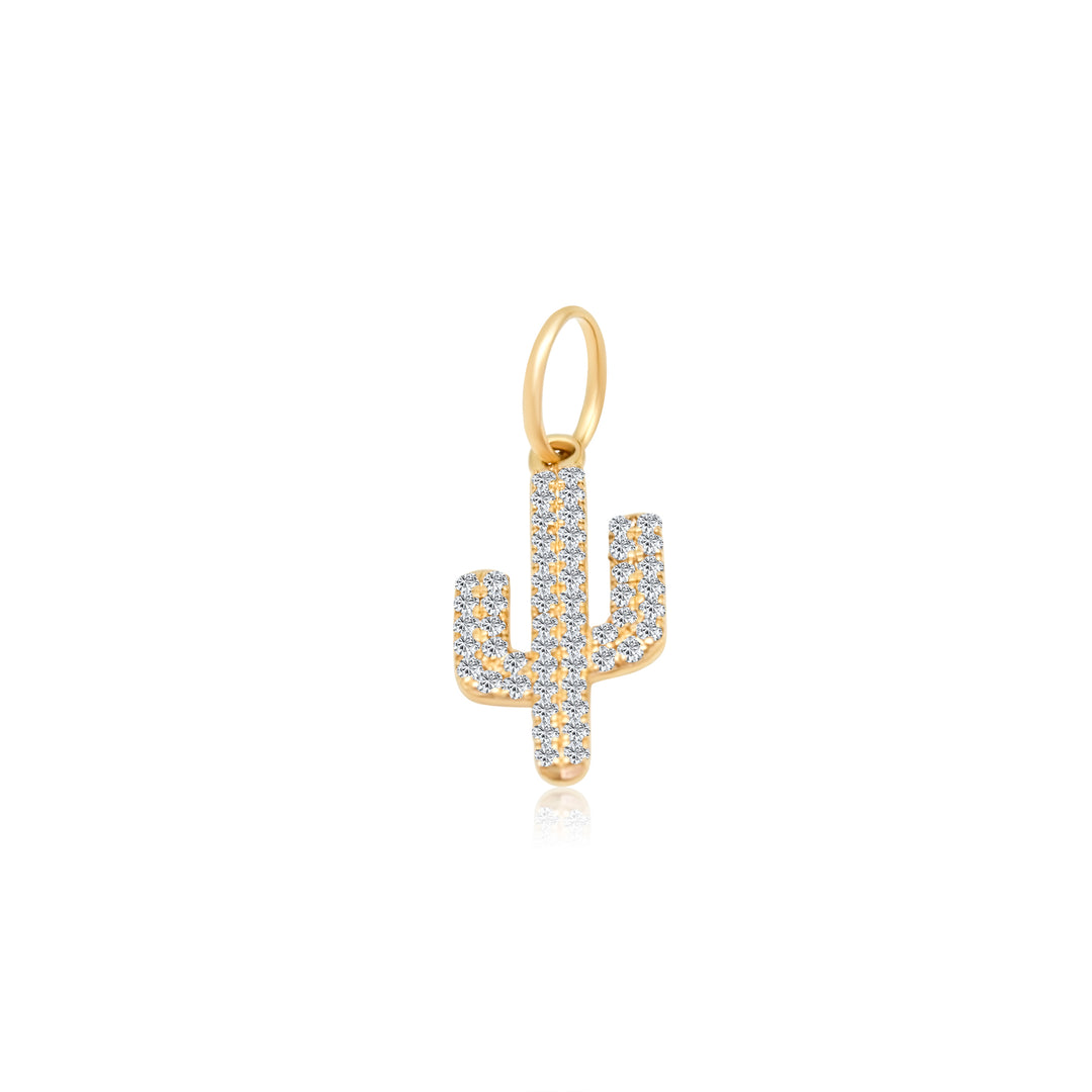 Diamond Cactus Charm