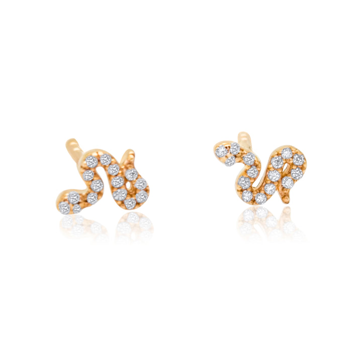 Mini Diamond Snake Studs