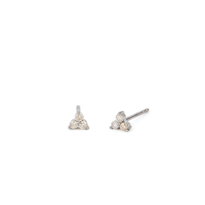 Diamond Holly Studs