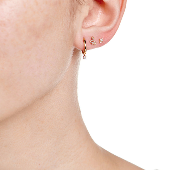 Mini Diamond Snake Studs
