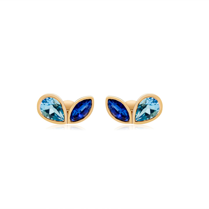 Marquise Pear Topaz Studs