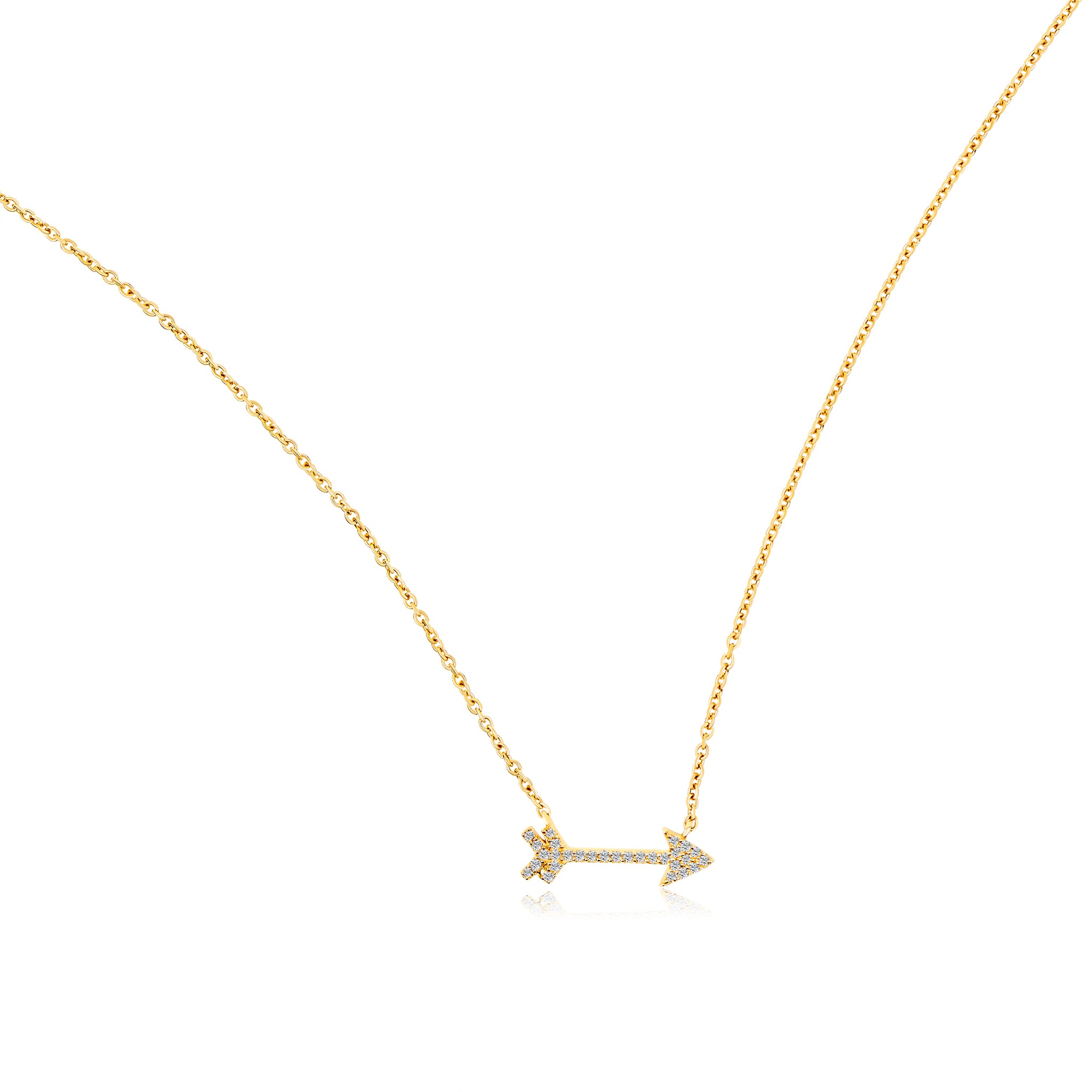 Diamond arrow necklace store