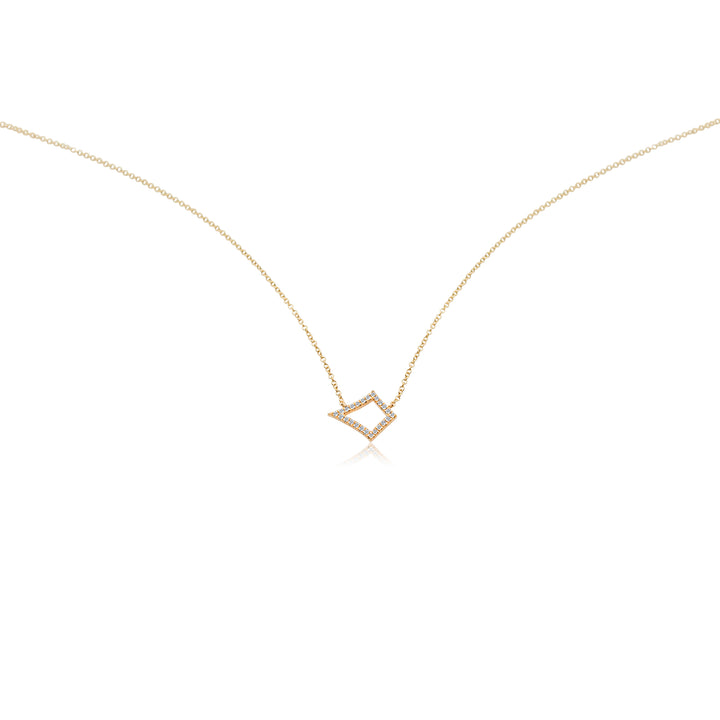 Diamond Kite Necklace