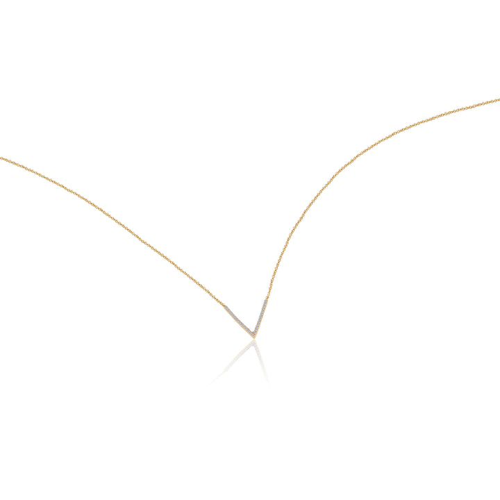 Diamond V Necklace