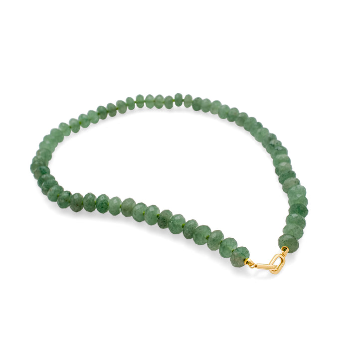 Green Aventurine Chunky Gemstone Necklace